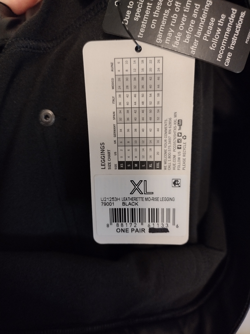 Black Faux Leather Pants - Picture 5 of 6